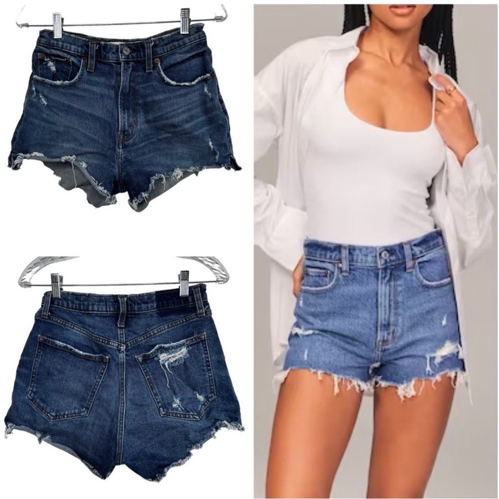 Abercrombie & Fitch The Mom Short Women’s 26/2 High Rise Jean shorts